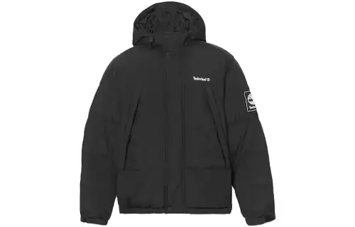 Timberland Jackets Men's Black Hooded Thickened Other