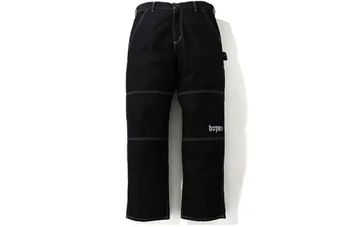 A BATHING APE Bape Jeans Men's Moderate Straight Fit Pants