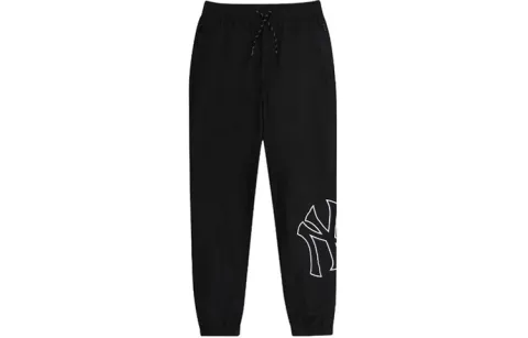 MLB Basic Logo Cargo Pants Unisex Black Moderate