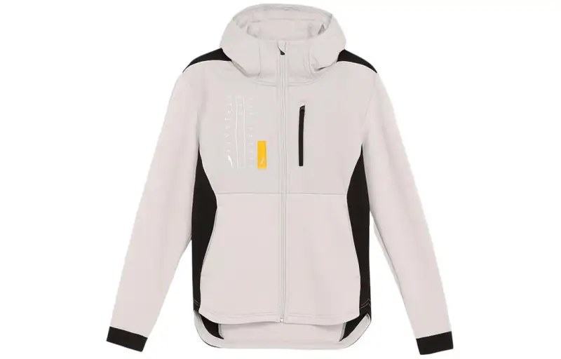 PUMA Jackets Men's Ecru Hooded Moderate Other