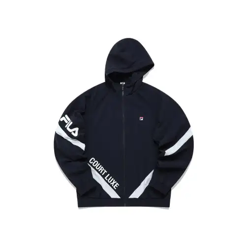 FILA Jackets Men's Royal Blue Hooded Moderate Other