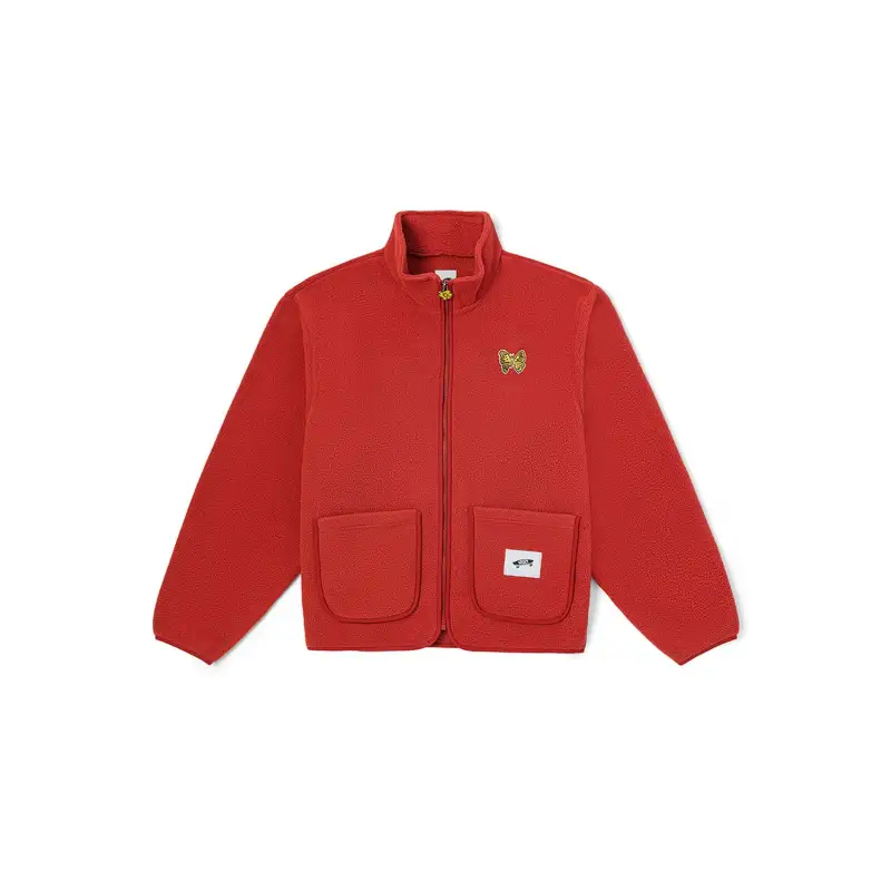 Vans Jackets Unisex Red Stand Collar Moderate Other