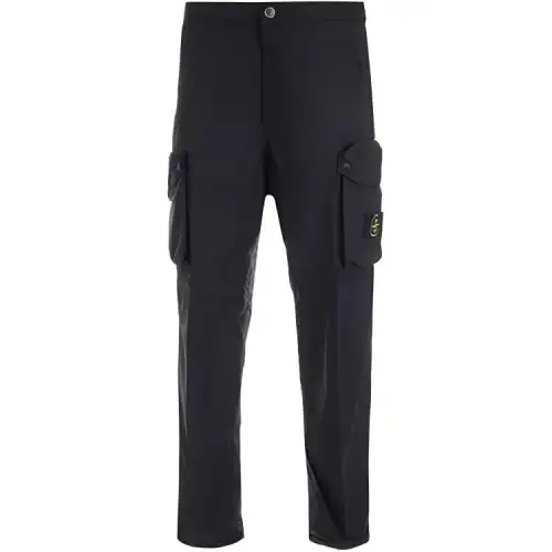 STONE ISLAND SS21 Casual Pants Men's Black