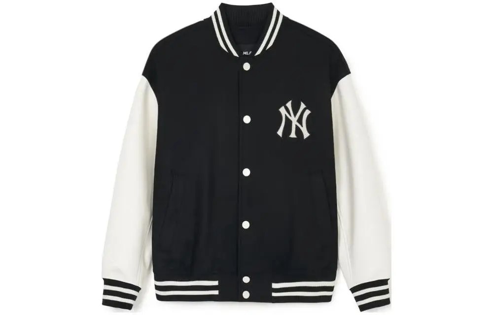 MLB SS24 Baseball Jacket Unisex Black