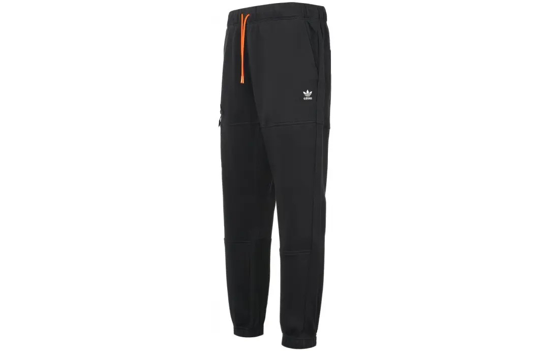 Adidas Originals GRAPHICS CAMO STRIPE Knitted Sweatpants Men's Black