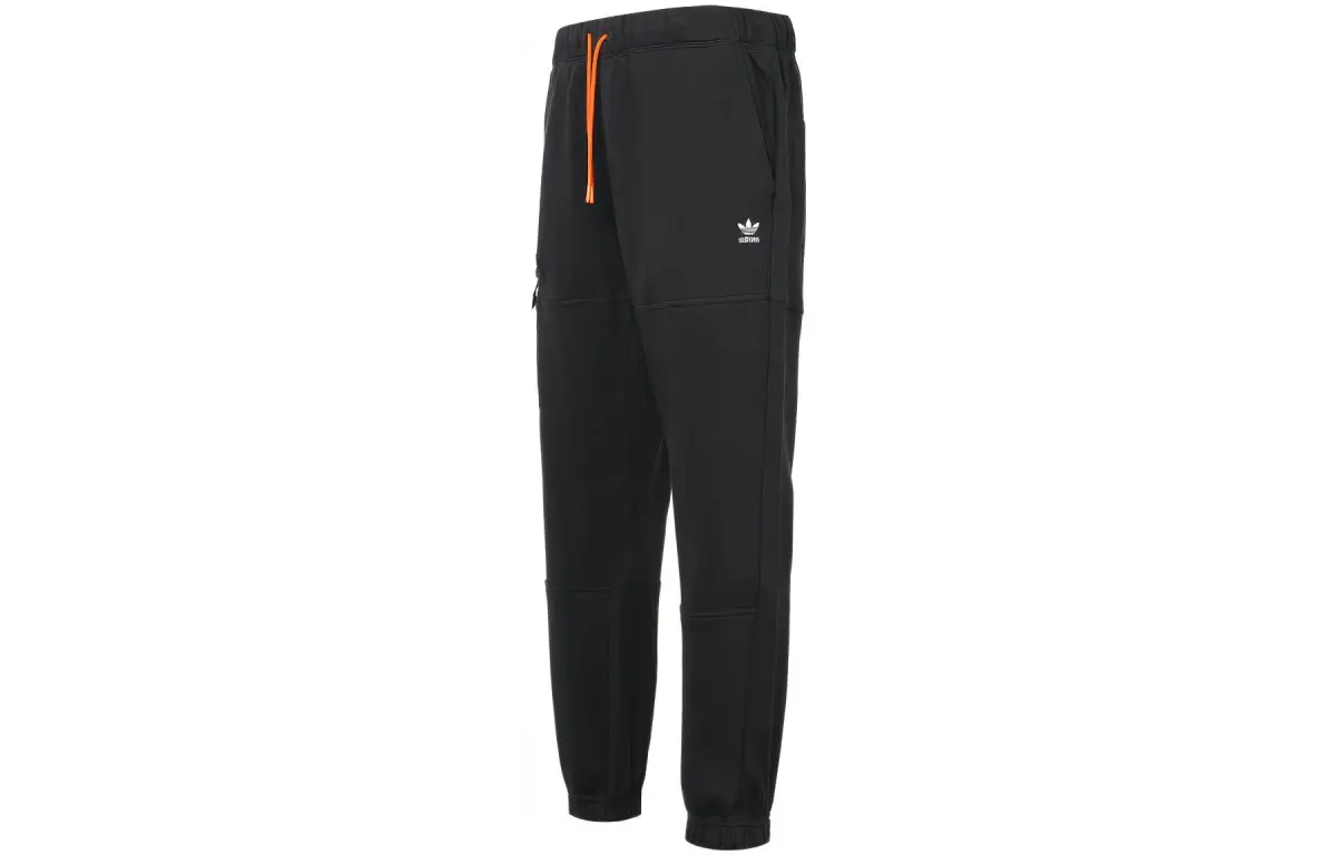 Adidas Originals GRAPHICS CAMO STRIPE Knitted Sweatpants Men's Black