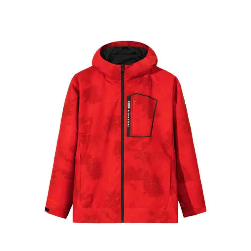 Anta Variety Training Collection Jackets & Coats Men's Classic Red/All Over Print