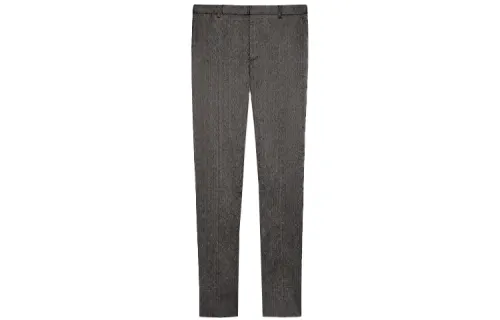 SAINT LAURENT SS21 Cargo Pants Men's Dark Silver