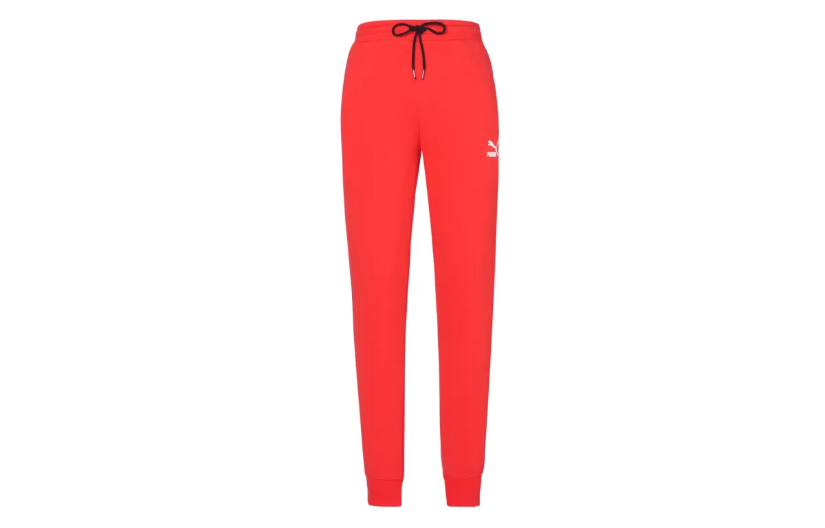 PUMA T7 Knitted Sweatpants Men's Moderate Cuffed Pants