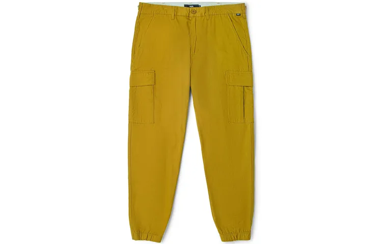 Vans SVANS Casual Pants Men's Yellow Green