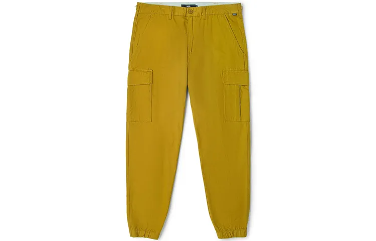 Vans SVANS Casual Pants Men's Yellow Green