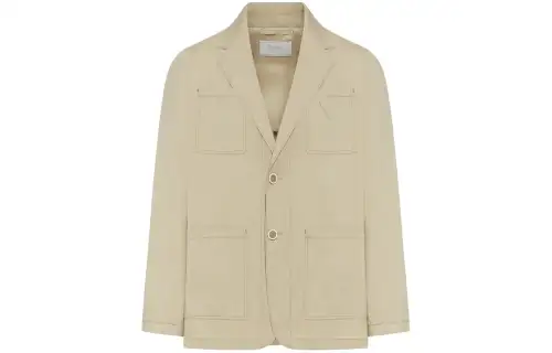 PRADA Triangle patch Shirt Jacket