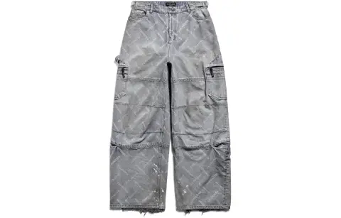 Balenciaga Denim Cargo Pants