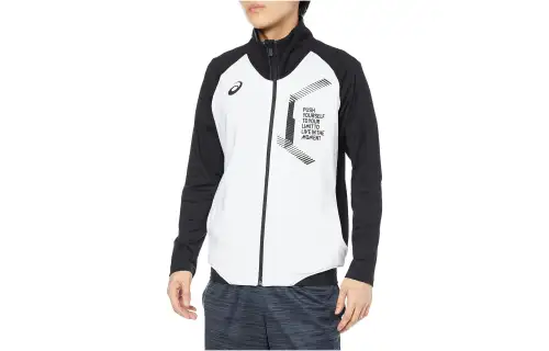 Asics LIMO Jackets & Coats Men's Black White