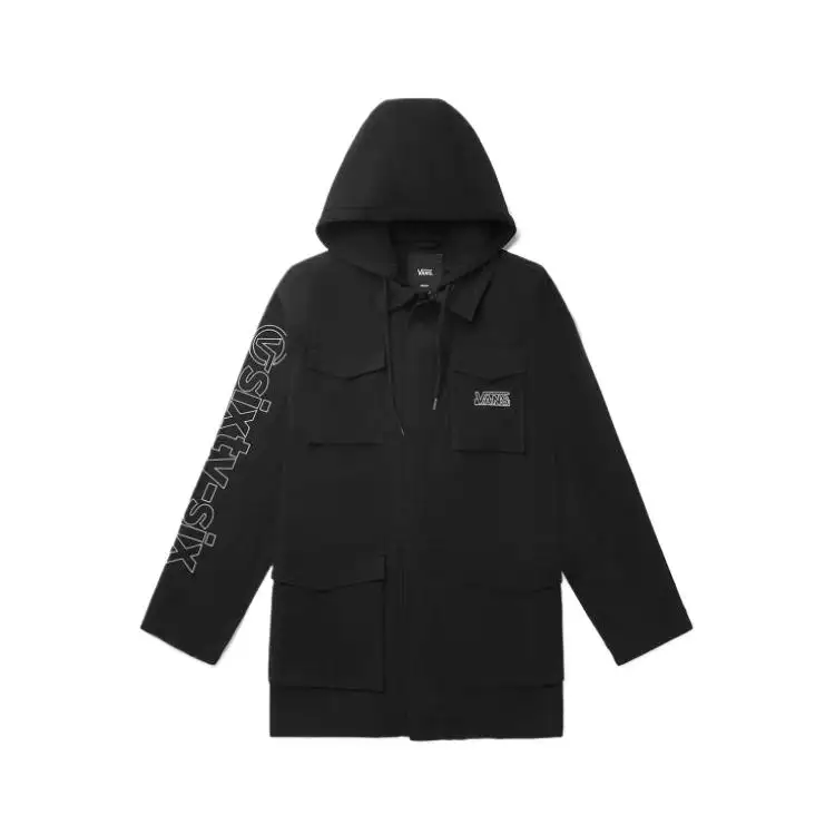 Vans Jackets Men's Black Hooded Moderate Other