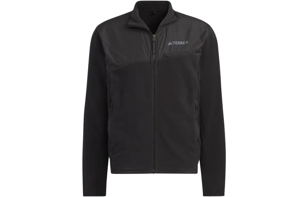 Adidas Fleece Jacket Jackets & Coats Men's Black