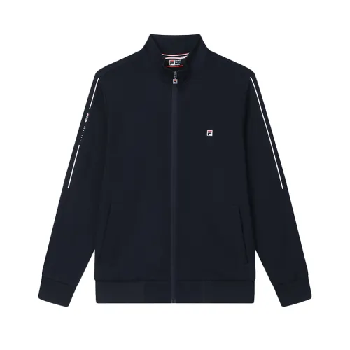 FILA Jackets Men's Legend Blue Stand Collar Moderate Other