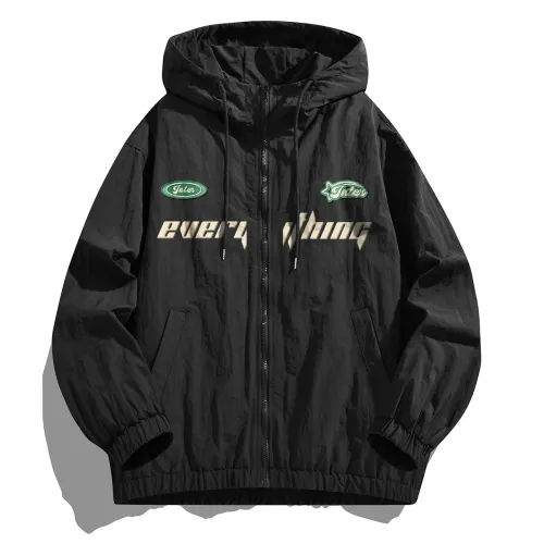 Football cardigan with zipper, trend autumn jacket for men and women, English, oversize