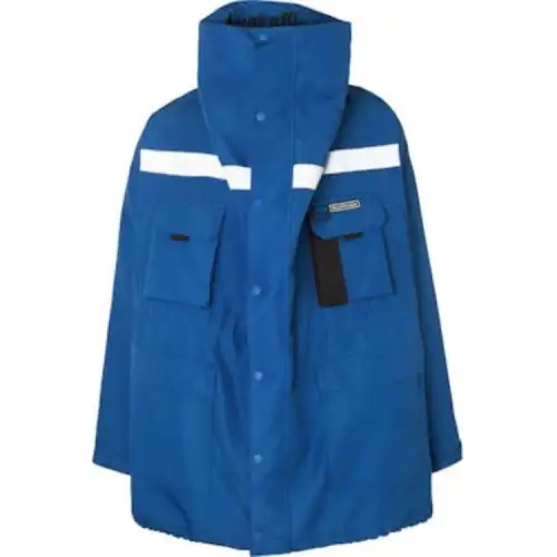 Balenciaga Oversized Printed Canvas Jacket
