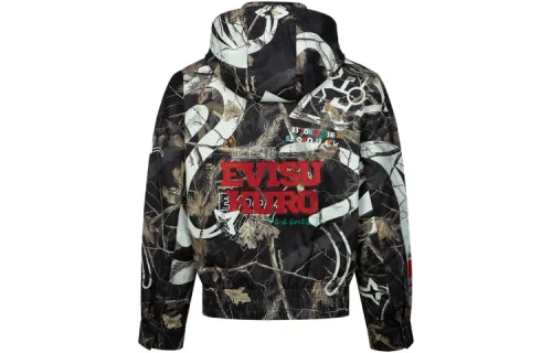 EVISU Jackets Men's Multicolor Hooded Moderate Other