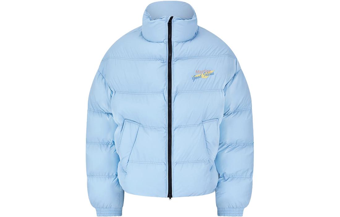 Мужская куртка Martine Martine rose FW23 Doll Puffer Logo (оливково-зеленая)
