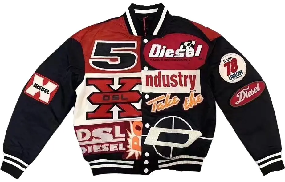DIESEL Baseball Jacket Men's Black