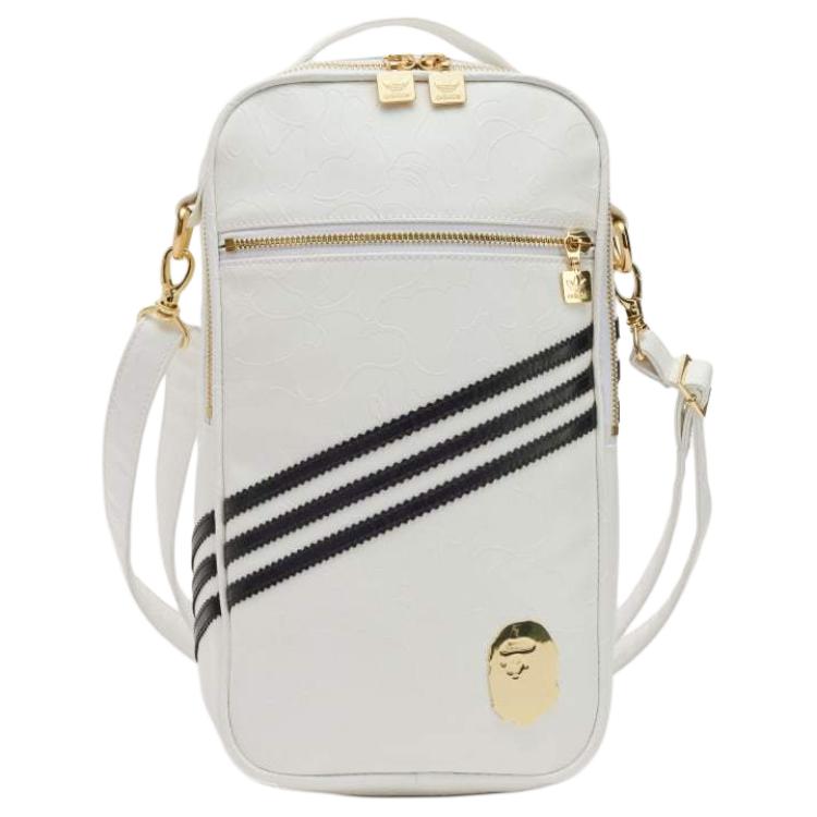 Мужская сумка adidas originals x Bape (белая)