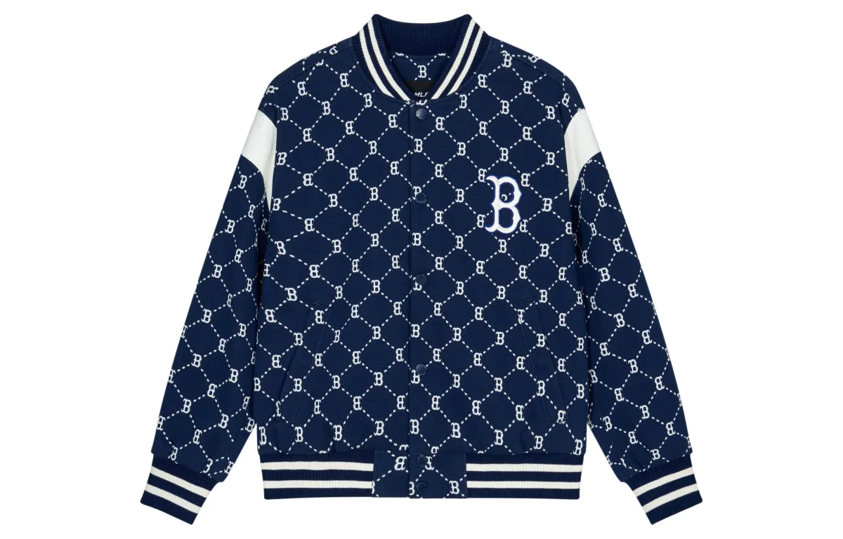 MLB SS24 Baseball Jacket Unisex Navy Blue