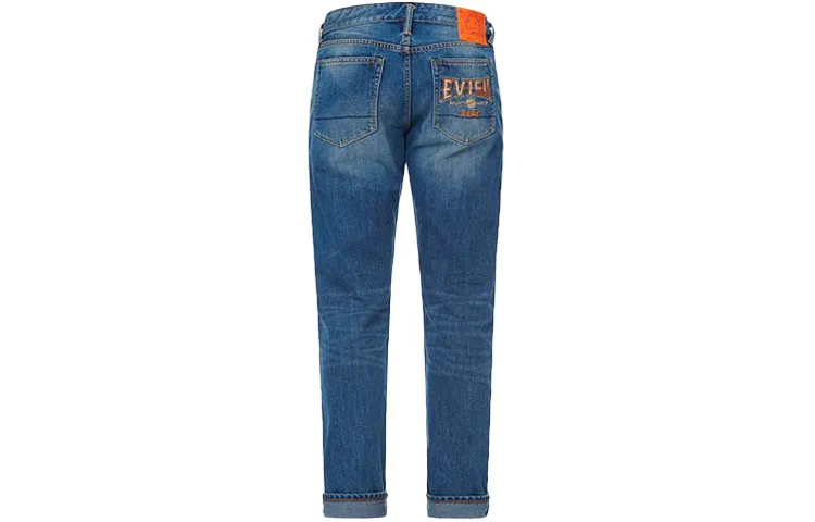 EVISU Tapered Pants Jeans Men's Blue