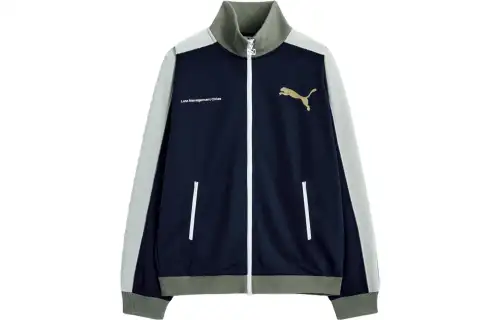 PUMA x LMC Collaboration JERSEY TRACK TOP Jacket Men's Marine Blue