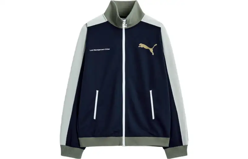 PUMA x LMC Collaboration JERSEY TRACK TOP Jacket Men's Marine Blue