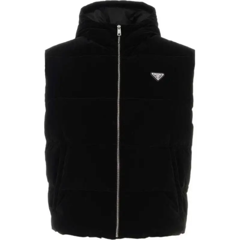 PRADA Enamel Triangle-logo Gilet