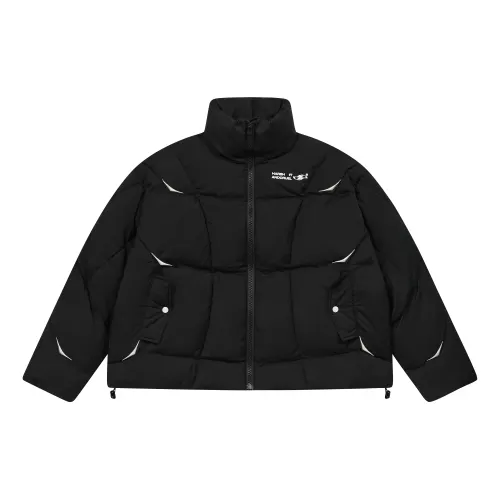 HARSH AND CRUEL Puffer Jacket Unisex Black