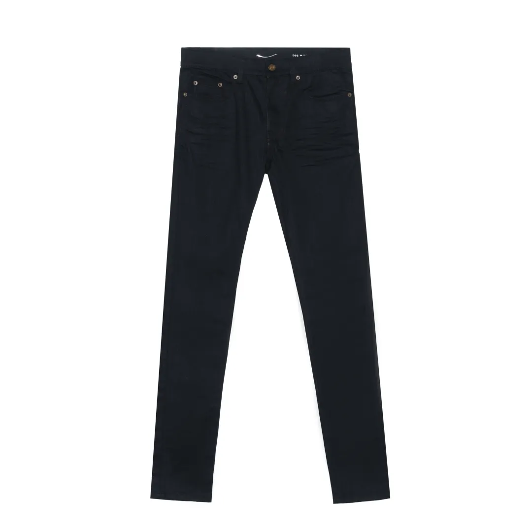 SAINT LAURENT Button Detailed Skinny Jeans