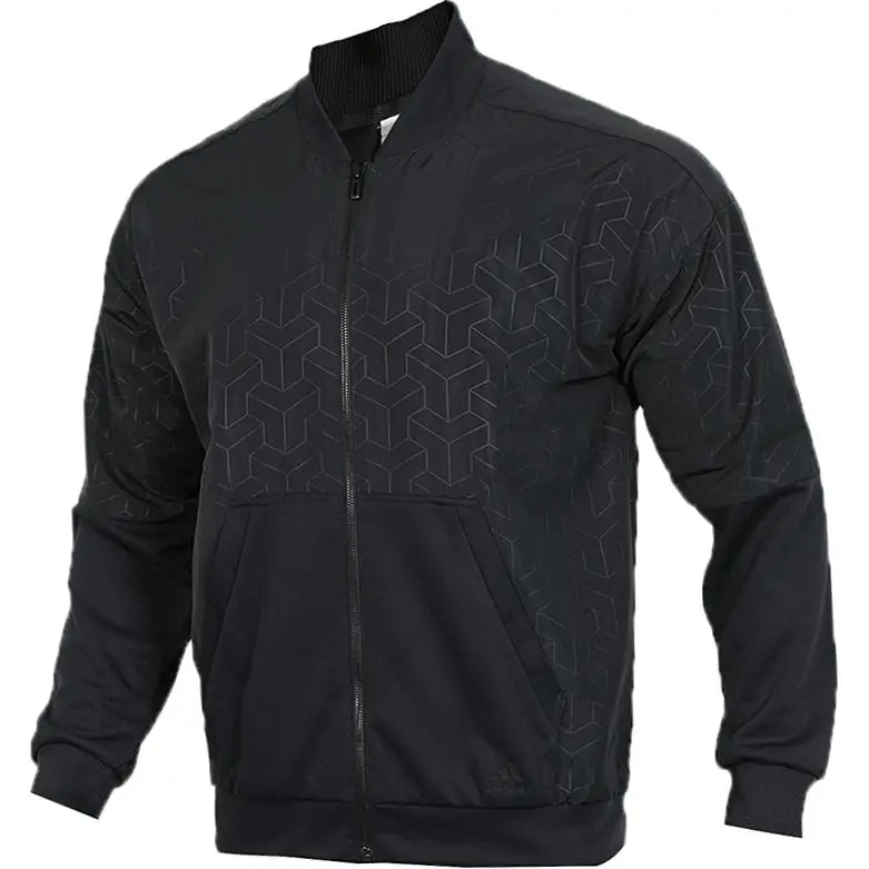 Adidas Jackets Men's Black Baseball Collar Moderate Other