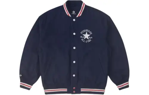 Converse Baseball Jacket Men's Navy Blue