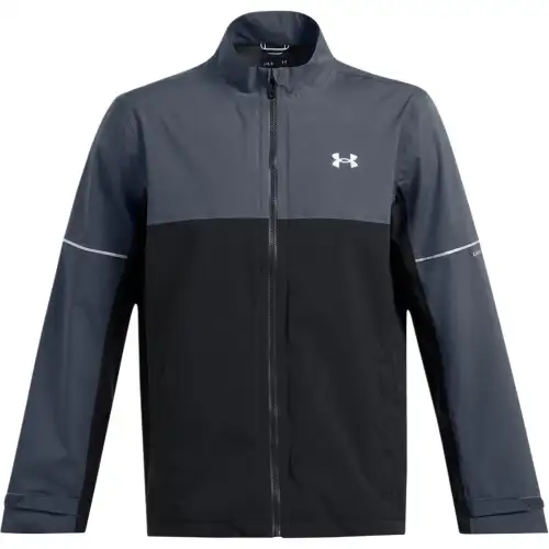 Under Armour Rain Drive Jackets & Coats Men's Heavy Rain Gray/Black