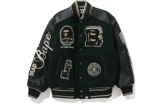 A BATHING APE ® Panelled Varsity Jacket