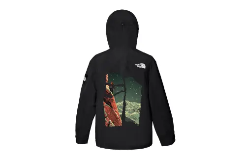 THE NORTH FACE Waterproof And Windproof Windbreaker Jacket Unisex Black