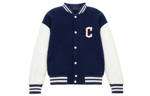 MLB Baseball Jacket Unisex Navy Blue