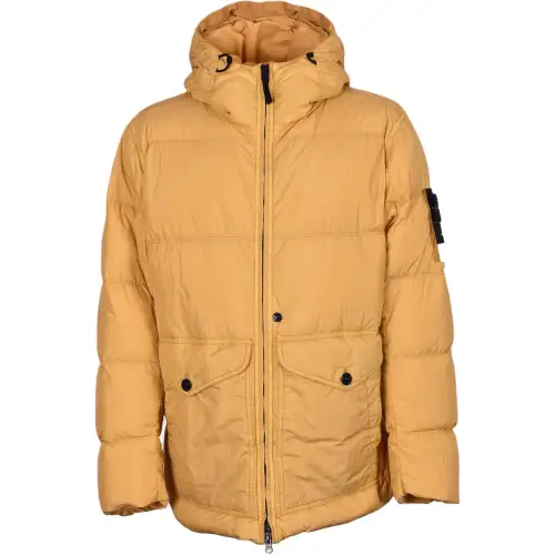 STONE ISLAND Jackets & Coats Men's Yellow