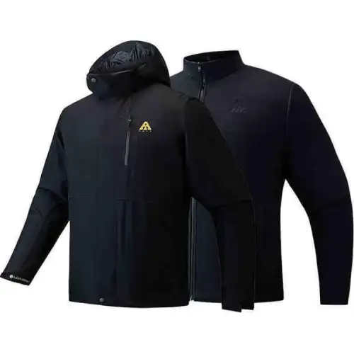 Anta Outdoor Collection Hiking Waterproof, Windproof, Breathable, Abrasion Resistant, Thermal Windbreaker Jacket Men's