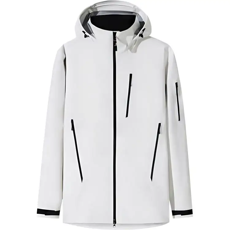 Anta Waterproof And Windproof Windbreaker Jacket Men's Vintage Gray