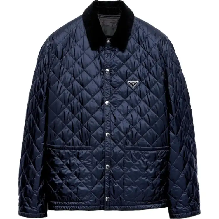 PRADA SS25 Jackets & Coats Men's Marine Blue