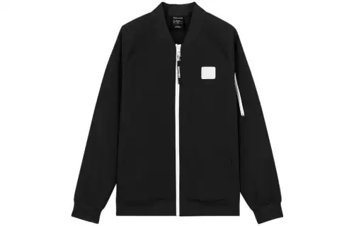 Skechers Baseball Jacket Men's Carbon Black