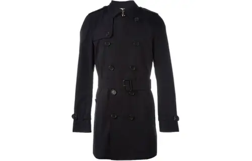 Burberry Trench Coat Men's Dark Blue