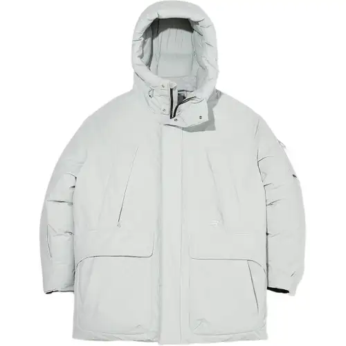 New Balance Down Jacket Men's Light Gray