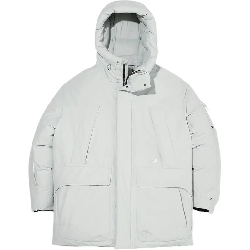 New Balance Down Jacket Men's Light Gray