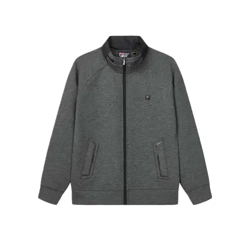 FILA Jackets & Coats Men's Heather Gray Graphite