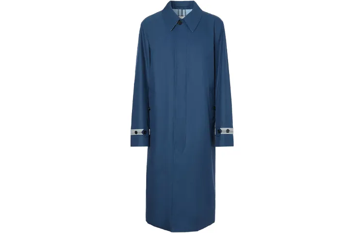 Burberry Trench Coat Men's Ink Blue